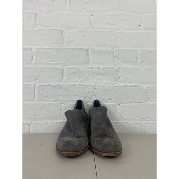 Vince Camuto Women's Suede Leather Deadra Ankle Booties Gray Size US 8 - Picture 1 of 7